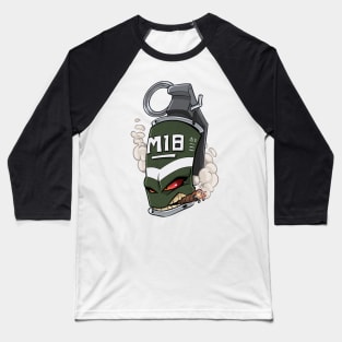 Smoke Grenade Baseball T-Shirt